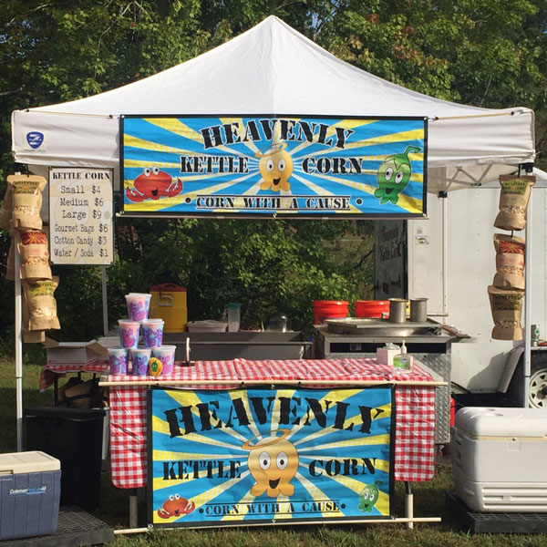 Heavenly Kettle Corn - Our Story - Old booth