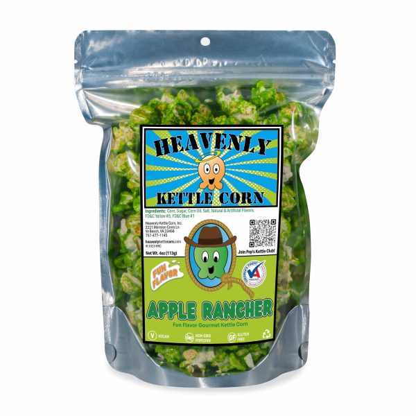 B0DWMJMKBC.MAIN Apple Rancher Kettle Corn - Fun Size 4oz Bag - Front