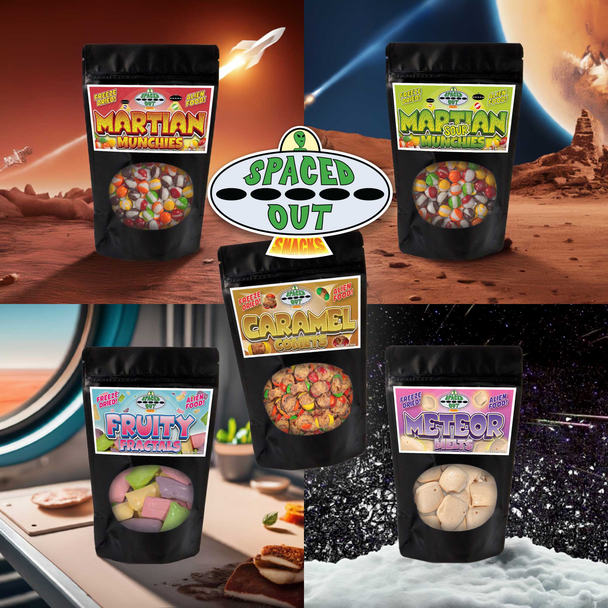 Spaced Out Snacks - Freeze-Dried Candy